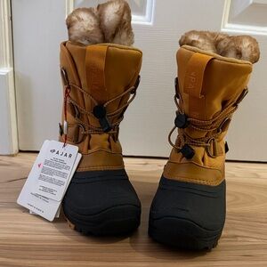 Pajar Kids' Brown and Black Snow Boots
